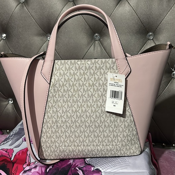 NWT Michael Kors Phoebe Large Draw String Bucket Grab Bag - Picture 3 of 8